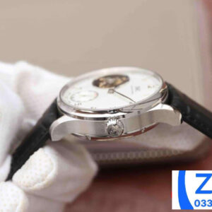 IWC PORTUGUESE REPLICA TOURBILLON WATCH BLACK LEATHER STRAP AZ FACTORY 42MM 3 ĐỒNG HỒ IWC PORTUGUESE REPLICA CAO CẤP NHÀ MÁY AZ LỘ FULL CƠ 42MM