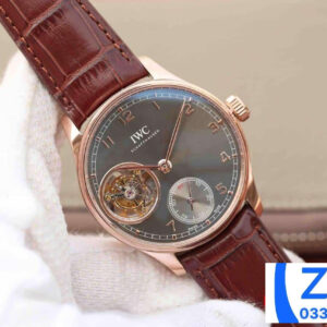 IWC PORTUGUESE TOURBILLON REPLICA WATCH RED LEATHER STRAP AZ FACTORY 42MM 1 ĐỒNG HỒ IWC PORTUGUESE TOURBILLON REPLICA 11 NHÀ MÁY AZ FACTORY 42MM