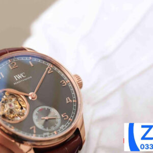 IWC PORTUGUESE TOURBILLON REPLICA WATCH RED LEATHER STRAP AZ FACTORY 42MM 6 ĐỒNG HỒ IWC PORTUGUESE TOURBILLON REPLICA 11 NHÀ MÁY AZ FACTORY 42MM