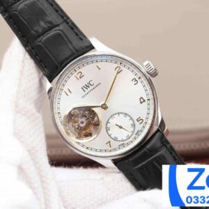 IWC PORTUGUESE TOURBILLON REPLICA WATCH WHITE DIAL AZ FACTORY 42MM 1 ĐỒNG HỒ IWC PORTUGUESE TOURBILLON REPLICA 1:1 NHÀ MÁY AZ MÀU TRẮNG 42MM