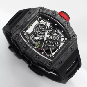 RICHARD MILLE RM35-02 GOOD IMITATION WATCHES CARBON BLACK WIRE BBR FACTORY 44MM 1 ĐỒNG HỒ RICHARD MILLE RM35-02 REPLICA 11 CARBON BLACK WIRE BBR FACTORY 44MM (1)