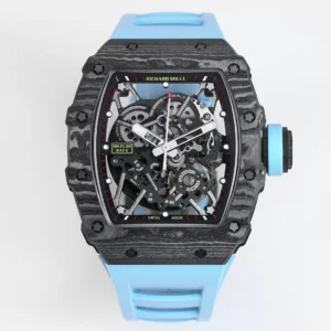 ĐỒNG HỒ RICHARD MILLE RM35-02 REPLICA 11 CARBON BLUE WIRE BBR FACTORY 44MM (1)