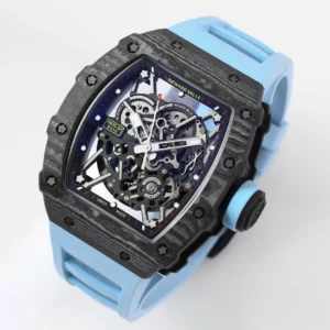 ĐỒNG HỒ RICHARD MILLE RM35-02 REPLICA 1:1 CARBON BLUE WIRE BBR FACTORY 44MM 1 ĐỒNG HỒ RICHARD MILLE RM35-02 REPLICA 11 CARBON BLUE WIRE BBR FACTORY 44MM (1)