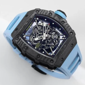 ĐỒNG HỒ RICHARD MILLE RM35-02 REPLICA 1:1 CARBON BLUE WIRE BBR FACTORY 44MM 2 ĐỒNG HỒ RICHARD MILLE RM35-02 REPLICA 11 CARBON BLUE WIRE BBR FACTORY 44MM (1)