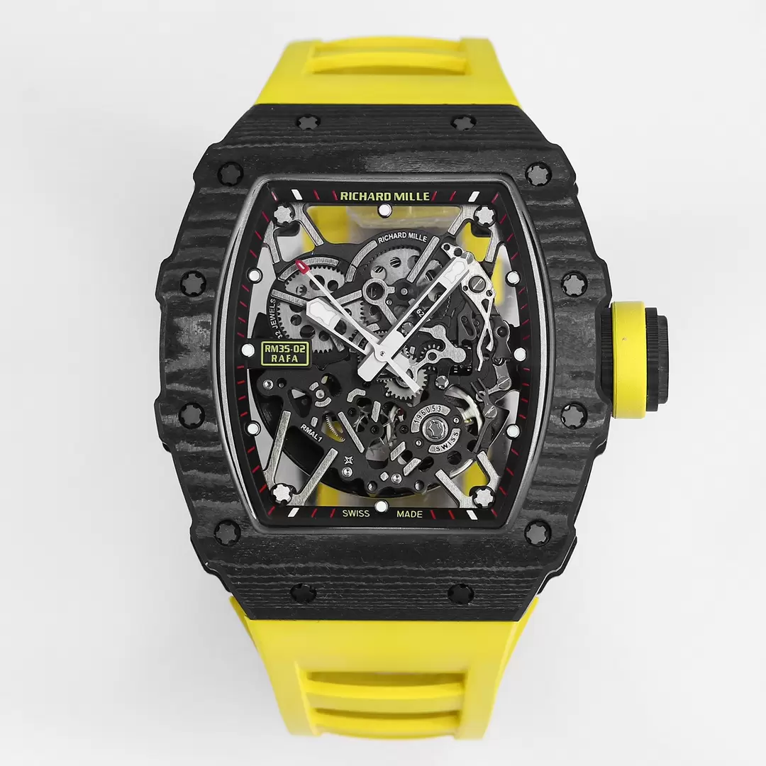 ĐỒNG HỒ RICHARD MILLE RM35-02 REPLICA 11 CARBON GOLDEN WIRE BBR FACTORY 44MM (1) ĐỒNG HỒ RICHARD MILLE RM35-02 REPLICA 11 CARBON GOLDEN WIRE BBR FACTORY 44MM (1)