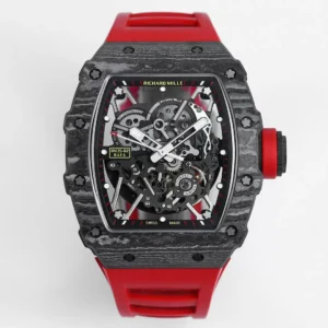 ĐỒNG HỒ RICHARD MILLE RM35-02 REPLICA 11 RED WIRE CARBON BBR FACTORY 44MM (1)