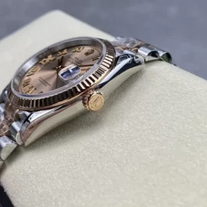 ROLEX DATEJUST 126231 COPIES WATCHES TWO TONE CHOCOLATE DIAL VS FACTORY 36MM 4 ĐỒNG HỒ ROLEX DATEJUST 126231 DEMI MẶT CHOCOLATE REPLICA 11 VS FACTORY 36MM (1)