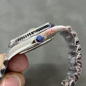 ROLEX DAY-DATE 228236 REPLICA WATCHES BLUE DIAL ROMAN HOURS STEEL VONFRAM GM FACTORY 41MM 5 ĐỒNG HỒ ROLEX DAY-DATE 228238 REPLICA 11 THÉP VONFRAM MẶT XANH BLUE GMF 41MM (1)