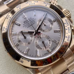 ROLEX DAYTONA 116505 REPLICA WATCHES SUNDUST DIAL ROSE GOLD PLATE CLEAN FACTORY 40MM 2 ĐỒNG HỒ ROLEX DAYTONA 116505 REPLICA 11 COSMOGRAPH MẶT SỐ SUNDUST CLEAN 40MM (1)