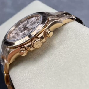 ROLEX DAYTONA 116505 REPLICA WATCHES SUNDUST DIAL ROSE GOLD PLATE CLEAN FACTORY 40MM 4 ĐỒNG HỒ ROLEX DAYTONA 116505 REPLICA 11 COSMOGRAPH MẶT SỐ SUNDUST CLEAN 40MM (1)