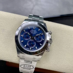 ROLEX DAYTONA 116509 COSMOGRAPH REPLICA WATCHES BLUE DIAL INDEX HOURS PLATINUM PLATE CLEAN FACTORY 40MM 1 ĐÔNG HỒ ROLEX DAYTONA 116509 COSMOGRAPH REPLICA 11 CLEAN FACTORY 40MM (1)