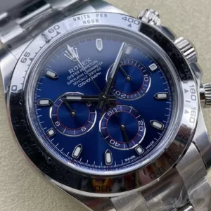 ROLEX DAYTONA 116509 COSMOGRAPH REPLICA WATCHES BLUE DIAL INDEX HOURS PLATINUM PLATE CLEAN FACTORY 40MM 3 ĐÔNG HỒ ROLEX DAYTONA 116509 COSMOGRAPH REPLICA 11 CLEAN FACTORY 40MM (1)