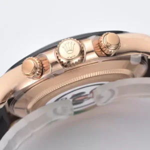 ROLEX DAYTONA BEST COPIES WATCHES ROSE GOLD CASE OYSTER FLEX STRAP CLEAN FACTORY 40MM 4 ĐỒNG HỒ ROLEX PANDA DAYTONA CLEAN FACTORY REPLICA 11 CAO CẤP NHẤT 40MM (1)