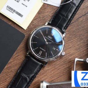 ĐỒNG HỒ IWC PORTOFINO IW356502 FAKE CAO CẤP NHÀ MÁY V7 MÀU ĐEN 40MM 1 ĐỒNG HỒ IWC PORTOFINO IW356502 FAKE CAO CẤP NHÀ MÁY V7 MÀU ĐEN 40MM