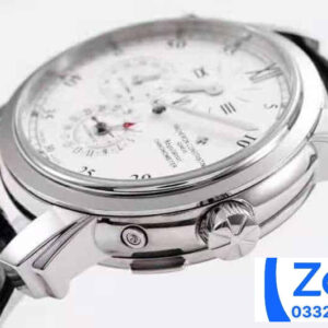 ĐỒNG HỒ VACHERON CONSTANTIN MALTA FAKE CAO CẤP VỎ TRẮNG DÂY DA 39MM 2 ĐỒNG HỒ VACHERON CONSTANTIN MALTA FAKE CAO CẤP VỎ TRẮNG DÂY DA 39MM