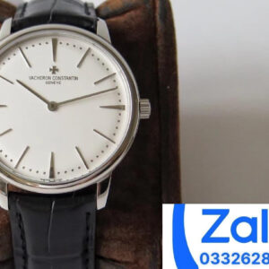 ĐỒNG HỒ VACHERON CONSTANTIN PATRIMONY FAKE 1:1 DÂY DA ĐEN KZ FACTORY 40MM 1 ĐỒNG HỒ VACHERON CONSTANTIN PATRIMONY FAKE 1:1 DÂY DA ĐEN KZ FACTORY 40MM