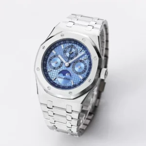 ĐỒNG HỒ AUDEMARS PIGUET ROYAL OAK CHORONOGRAPH 26574ST BBR REP 1:1 CAO CẤP 41MM 1 ĐỒNG HỒ AUDEMARS PIGUET ROYAL OAK CHORONOGRAPH 26574ST BBR REP 11 CAO CẤP 41MM (2)