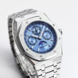 ĐỒNG HỒ AUDEMARS PIGUET ROYAL OAK CHORONOGRAPH 26574ST BBR REP 1:1 CAO CẤP 41MM 2 ĐỒNG HỒ AUDEMARS PIGUET ROYAL OAK CHORONOGRAPH 26574ST BBR REP 11 CAO CẤP 41MM (2)