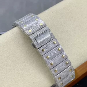 ĐỒNG HỒ CARTIER SANTOS DEMI REPLICA 1:1 ĐÍNH FULL ĐÁ SWAROVSKI AMG FACTORY 40MM 6 ĐỒNG HỒ CARTIER SANTOS DEMI REPLICA 11 ĐÍNH FULL ĐÁ SWAROVSKI AMG FACTORY 40MM (2)