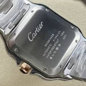 ĐỒNG HỒ CARTIER SANTOS DEMI ROSE GOLD REP 1:1 ĐÍNH ĐÁ MẶT XANH AMG FACTORY 40MM 7 ĐỒNG HỒ CARTIER SANTOS DEMI ROSE GOLD REP 11 ĐÍNH ĐÁ MẶT XANH AMG FACTORY 40MM (2)