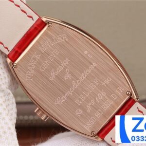 FRANCK MULLER BEST REPLICA WATCHES ROSE GOLD RHINESTONE RED LEATHER STRAP AUTOMATIC 36MM 6 ĐỒNG HỒ FRANCK MULLER NỮ MÀU ĐỎ REP 11 CAO CẤP MÁY CƠ THỤY SỸ 36MM (2)