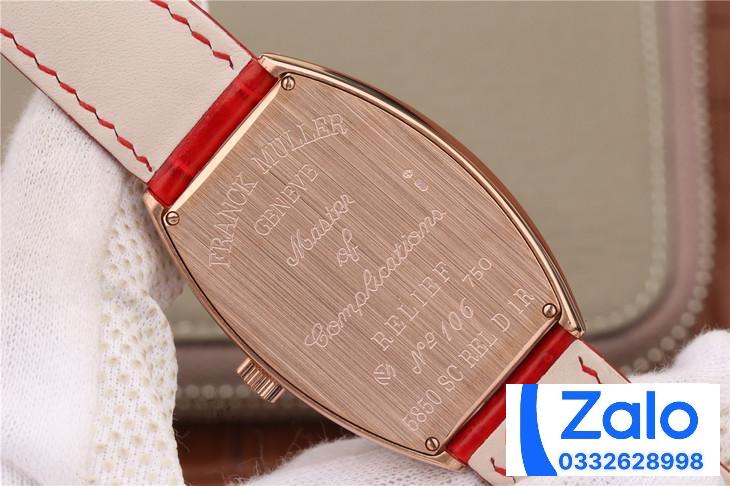 ĐỒNG HỒ FRANCK MULLER NỮ MÀU ĐỎ REP 11 CAO CẤP MÁY CƠ THỤY SỸ 36MM (8) ĐỒNG HỒ FRANCK MULLER NỮ MÀU ĐỎ REP 11 CAO CẤP MÁY CƠ THỤY SỸ 36MM (2)