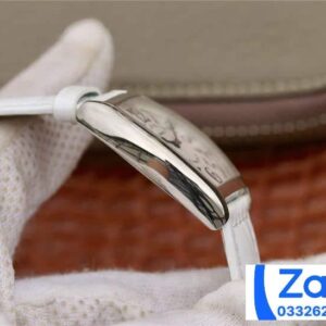 FRANCK MULLER REPLICA WATCHES WHITE LEATHER STRAP STAINLESS STEEL QUARTZ MOVEMENT 24×29MM 4 ĐỒNG HỒ FRANCK MULLER NỮ MÀU TRẰNG REPLICA 11 CAO CẤP 24×29MM (2)