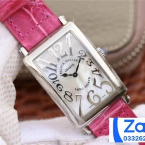 FRANCK MULLER GOOD IMITATION WATCHES PINK LEATHER STRAP QUARTZ MOVEMENT 29x45MM 2 ĐỒNG HỒ FRANCK MULLER REP 11 CAO CẤP NỮ DÂY DA HỒNG 29x45MM (2)