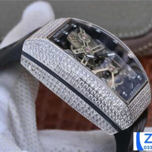 FRANCK MULLER SKELETON FAKE WATCHES BLACK RUBBER STRAP 39.5X55MM 4 ĐỒNG HỒ FRANCK MULLER SKELETON FAKE CAO CẤP NAM ĐÍNH ĐÁ 39 (2)