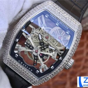 FRANCK MULLER SKELETON FAKE WATCHES BLACK RUBBER STRAP 39.5X55MM 1 ĐỒNG HỒ FRANCK MULLER SKELETON FAKE CAO CẤP NAM ĐÍNH ĐÁ 39 (2)