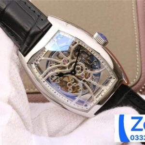 FRANCK MULLER SKELETON GOOD IMITATION WATCHES SKELETON BLACK LEATHER STRAP 39.5x55MM 2 ĐỒNG HỒ FRANCK MULLER SKELETON REPLICA 11 CAO CẤP NAM DÂY DA 39 (2)