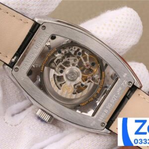 FRANCK MULLER SKELETON BEST COPIES WATCH RHINESTONE CASE SWISS AUTOMATIC BLACK LEATHER STRAP 39.5x55MM 5 ĐỒNG HỒ FRANCK MULLER SKELETON REPLICA 11 NAM MÁY CƠ THỤY SỸ 39 (2)