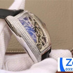 FRANCK MULLER SKELETON BEST COPIES WATCH RHINESTONE CASE SWISS AUTOMATIC BLACK LEATHER STRAP 39.5x55MM 4 ĐỒNG HỒ FRANCK MULLER SKELETON REPLICA 11 NAM MÁY CƠ THỤY SỸ 39 (2)