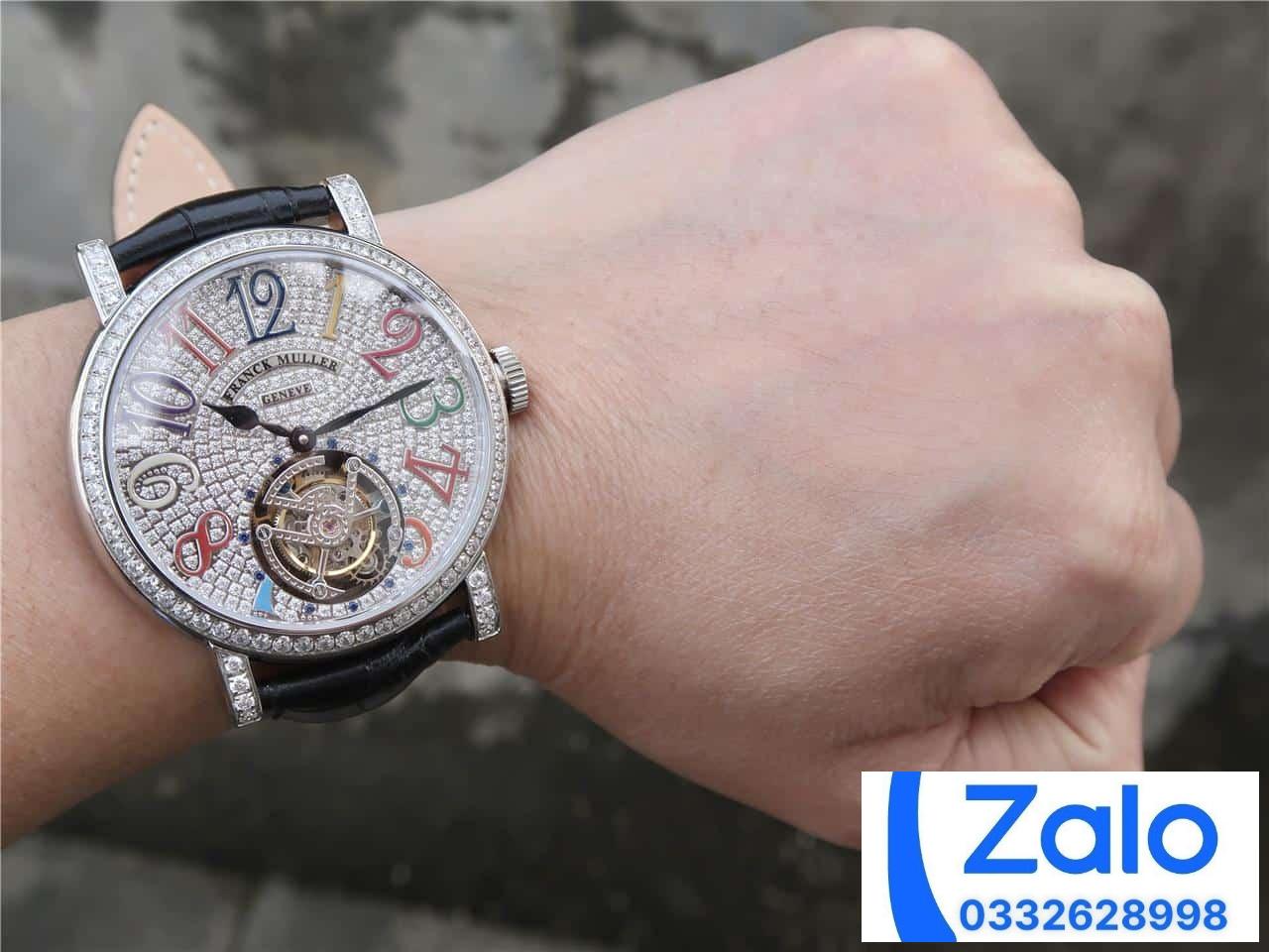 ĐỒNG HỒ FRANCK MULLER TOURBILLON NAM ĐÍNH ĐÁ REPLICA 11 MÁY THỤY SỸ 43MM (1) ĐỒNG HỒ FRANCK MULLER TOURBILLON NAM ĐÍNH ĐÁ REPLICA 11 MÁY THỤY SỸ 43MM (2)
