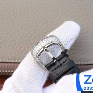 FRANCK MULLER TOURBILLON REPLICA WATCHES RHINESTONE CASE BLACK LEATHER STRAP 39.5x55MM 5 ĐỒNG HỒ FRANCK MULLER TOURBILLON REP 11 NAM CỌC SỐ HỌC TRÒ 39 (2)