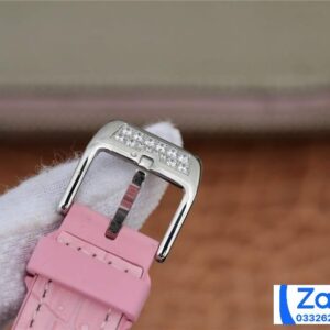 FRANCK MULLER V32 ABF FACTORY PINK RUBBER STRAP SUPER FAKE WATCH 36MM 5 ĐỒNG HỒ FRANCK MULLER V32 ABF FACTORY REP 11 NỮ MÀU TRẮNG ĐÍNH ĐÁ 36MM (2)