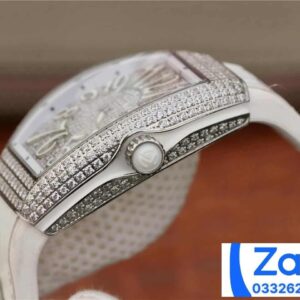 FRANCK MULLER V32 ABF FACTORY FULL WHITE REPLICA WATCHES 36MM 3 ĐỒNG HỒ FRANCK MULLER V32 ABF NỮ ĐÍNH ĐÁ REP 11 CAO CẤP 36MM (2)