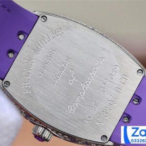 FRANCK MULLER V32 ABF FACTORY SWISS QUARTZ PINK RUBBER STARP 36MM 7 ĐỒNG HỒ FRANCK MULLER V32 ABF REP 11 NỮ MÁY QUARTZ THỤY SỸ 36MM (2)