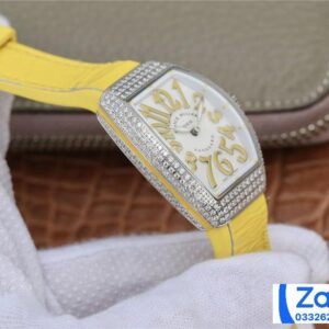 FRANCK MULLER V32 ABF REPLICA WATCH YELLOW RUBBER STRAP 36MM 3 ĐỒNG HỒ FRANCK MULLER V32 ABF REPLICA 11 NỮ CỌC SỐ MÀU VÀNG 36MM (5)