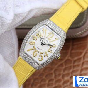 FRANCK MULLER V32 ABF REPLICA WATCH YELLOW RUBBER STRAP 36MM 1 ĐỒNG HỒ FRANCK MULLER V32 ABF REPLICA 11 NỮ CỌC SỐ MÀU VÀNG 36MM (5)