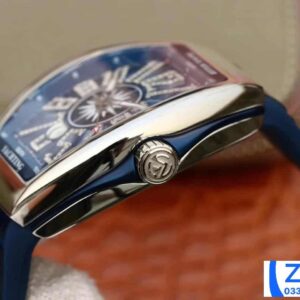 FRANCK MULLER V45 BEST COPY FULL BLUE WITH STONE NUMBER ABF FACTORY 45MM 3 ĐỒNG HỒ FRANCK MULLER V45 ABF NAM CỌC SỐ ĐÍNH ĐÁ REP 11 CAO CẤP 45MM (2)
