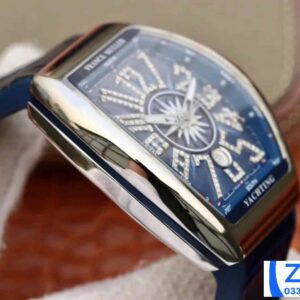 FRANCK MULLER V45 BEST COPY FULL BLUE WITH STONE NUMBER ABF FACTORY 45MM 4 ĐỒNG HỒ FRANCK MULLER V45 ABF NAM CỌC SỐ ĐÍNH ĐÁ REP 11 CAO CẤP 45MM (2)