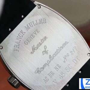 FRANCK MULLER V45 BLACK DIAL REPLICA WATCH STEEL CASE ABF FACTORY 45MM 6 ĐỒNG HỒ FRANCK MULLER V45 ABF NAM MẶT ĐEN REPLICA 11 CAO CẤP 45MM (2)