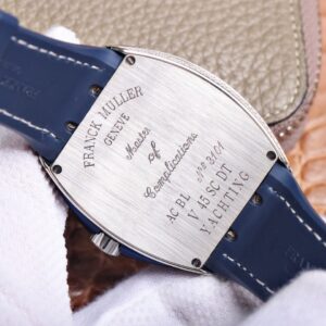 FRANCK MULLER V45 REPLICA WATCHES BLUE RHINESTONE ABF FACTORY 45MM 6 ĐỒNG HỒ FRANCK MULLER V45 ABF NAM MÁY CƠ THỤY SỸ MÀU XANH 45MM (2)