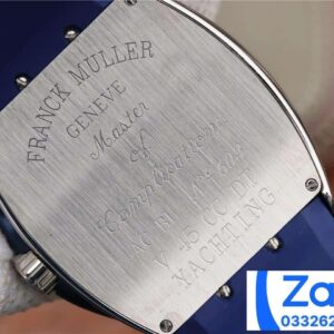 FRANCK MULLER V45 BEST REPLICA WATCHES BLUE STAINLESS STEEL AUTOMATIC ABF FACTORY 45MM 7 ĐỒNG HỒ FRANCK MULLER V45 ABF REPLICA 11 NAM MÁY CƠ AUTOMATIC THỤY SỸ 45MM (2)