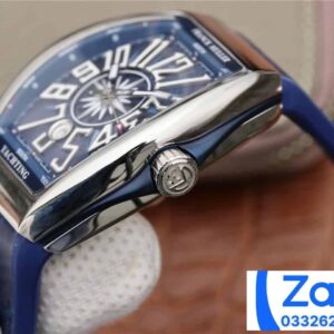 FRANCK MULLER V45 BEST REPLICA WATCHES BLUE STAINLESS STEEL AUTOMATIC ABF FACTORY 45MM 3 ĐỒNG HỒ FRANCK MULLER V45 ABF REPLICA 11 NAM MÁY CƠ AUTOMATIC THỤY SỸ 45MM (2)
