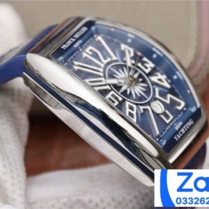 FRANCK MULLER V45 BEST REPLICA WATCHES BLUE STAINLESS STEEL AUTOMATIC ABF FACTORY 45MM 4 ĐỒNG HỒ FRANCK MULLER V45 ABF REPLICA 11 NAM MÁY CƠ AUTOMATIC THỤY SỸ 45MM (2)