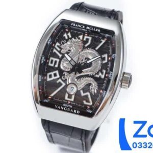 FRANCK MULLER V45 DRAGON KING SILVER BLACK REP 11 WATCH 40x50MM 2 ĐỒNG HỒ FRANCK MULLER V45 DRAGON KING MÀU ĐEN REP 11 THỤY SỸ 40x50MM (2)