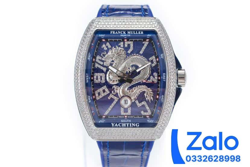 ĐỒNG HỒ FRANCK MULLER V45 DRAGON KING REPLICA 11 NAM MÀU XANH 40X50MM (3) ĐỒNG HỒ FRANCK MULLER V45 DRAGON KING REPLICA 11 NAM MÀU XANH 40X50MM (2)