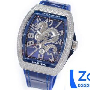 FRANCK MULLER V45 DRAGON KING DIAL SUPER FAKE 1:1 WATCH BLUE 40X50MM 1 ĐỒNG HỒ FRANCK MULLER V45 DRAGON KING REPLICA 11 NAM MÀU XANH 40X50MM (2)
